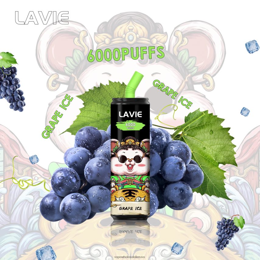 LAVIE Coke BAR 6000 išpūtimų PHN2B4269 | Vape Shop Kaunas vynuogių ledas