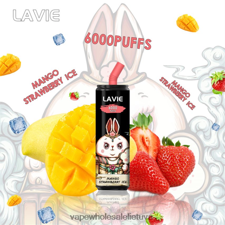 LAVIE Coke BAR 6000 išpūtimų PHN2B4273 | Vape Wholesaler mango braškių ledas