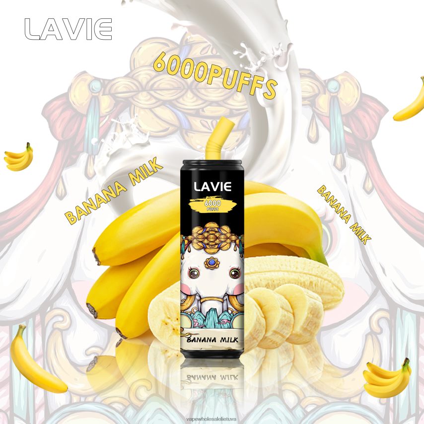 LAVIE Coke BAR 6000 išpūtimų PHN2B4274 | Vape Wholesale Lietuva bananų pienas