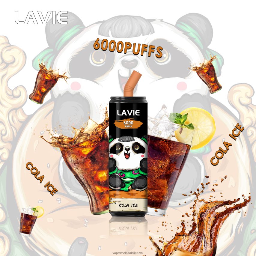 LAVIE Coke BAR 6000 išpūtimų PHN2B4276 | Vape Shop Kaunas kolos ledų