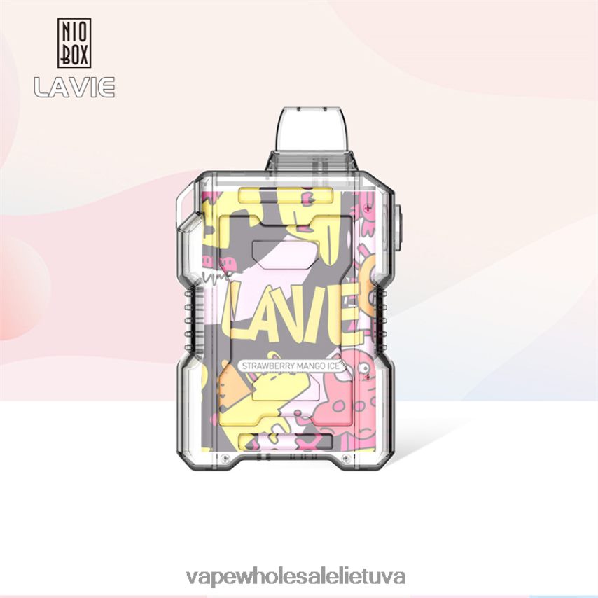 LAVIE NIO BOX 9000 išpūtimų PHN2B4190 | Vape Wholesale Lietuva braškių mangų ledukai