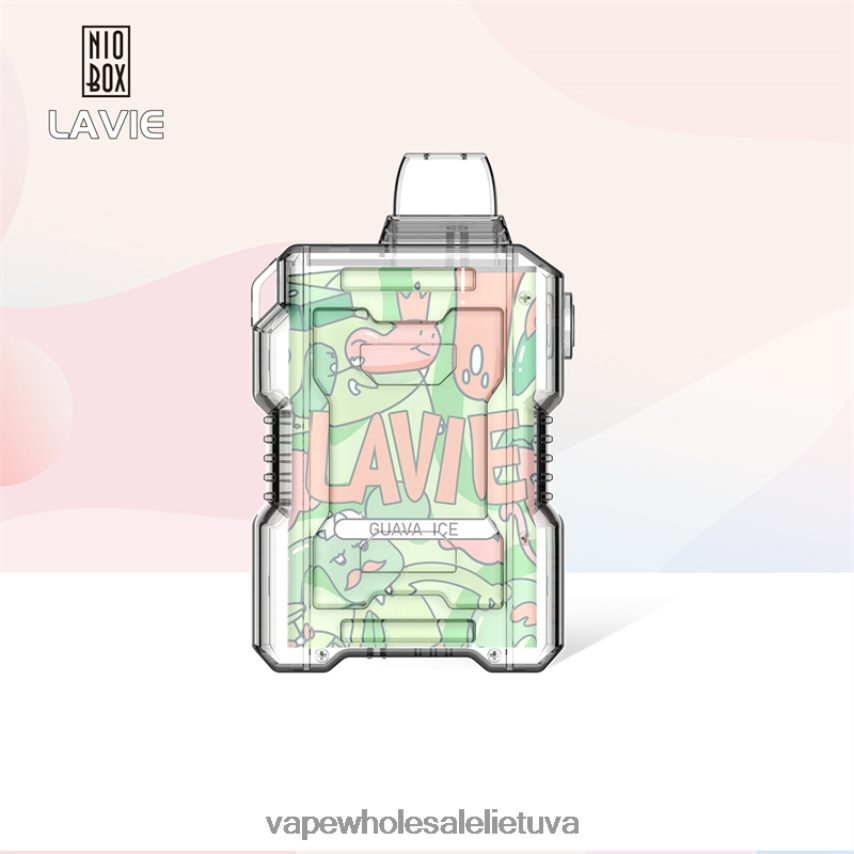 LAVIE NIO BOX 9000 išpūtimų PHN2B4194 | Vape Lietuva gvajavos ledas