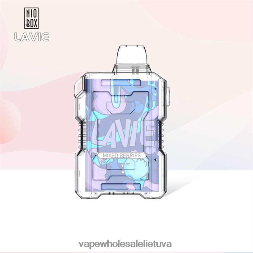 LAVIE NIO BOX 9000 išpūtimų PHN2B4197 | Vape Wholesale Lietuva mišrios uogos