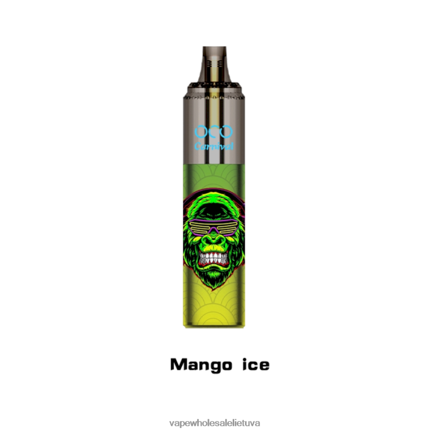 LAVIE OCO karnavalas 10000 pūtimų PHN2B4353 | Vape Shop Kaunas mangų ledas
