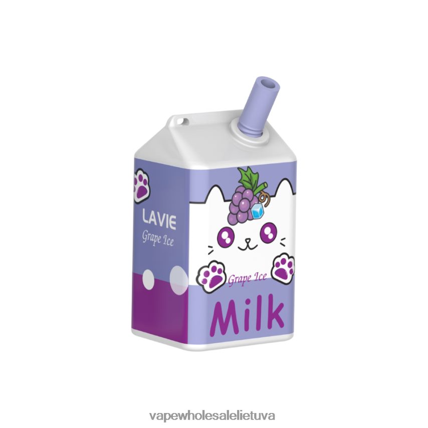 LAVIE MILK 7000 įkvėpimų PHN2B4186 | Vape Shop Vilnius vynuogių ledas