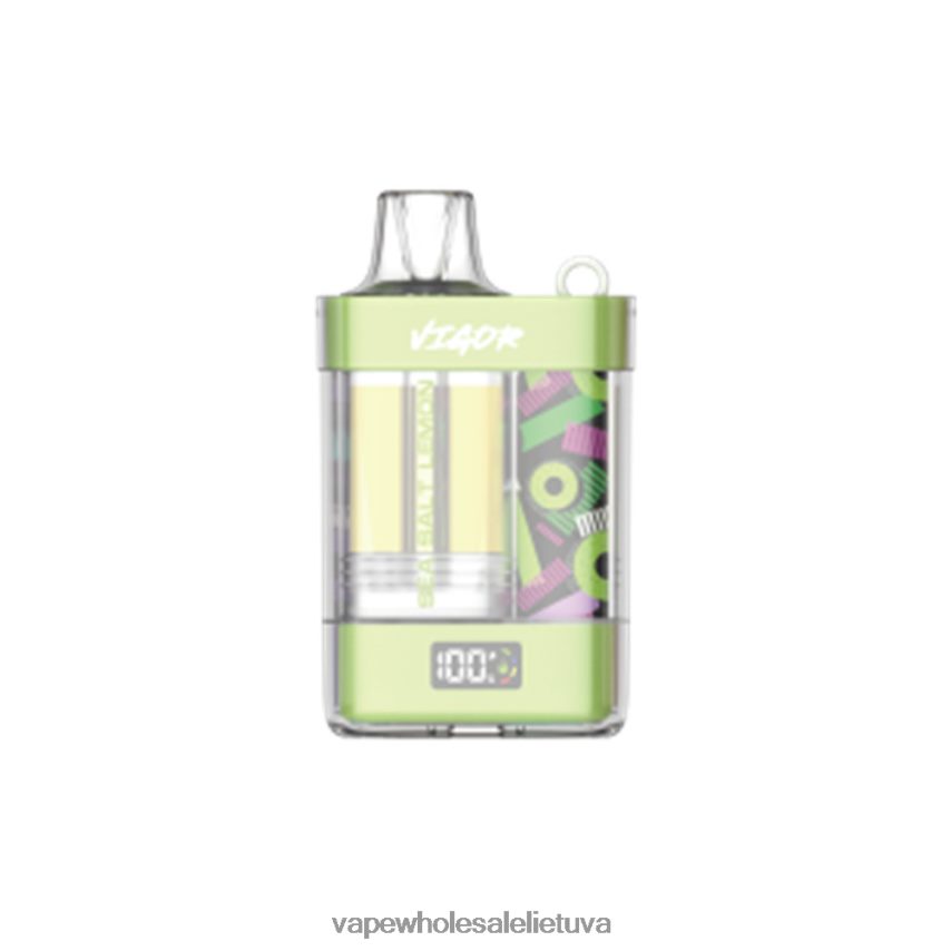 LAVIE VIGOR 15 000 įkvėpimų PHN2B47 | Vape Wholesaler jūros druskos citrina