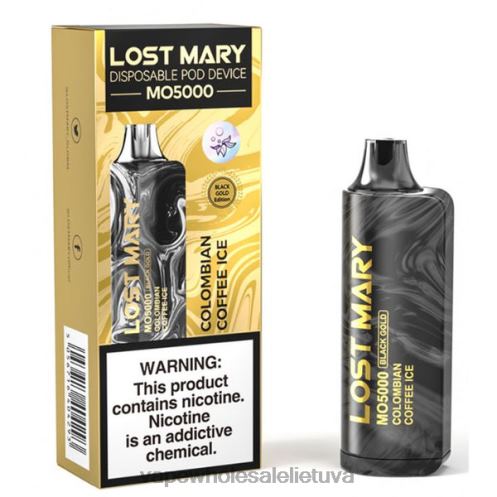 Vape Shop Vilnius Z8D0T344 | LOST MARY MO5000 Kolumbijos kavos ledas juodo aukso 10 ml