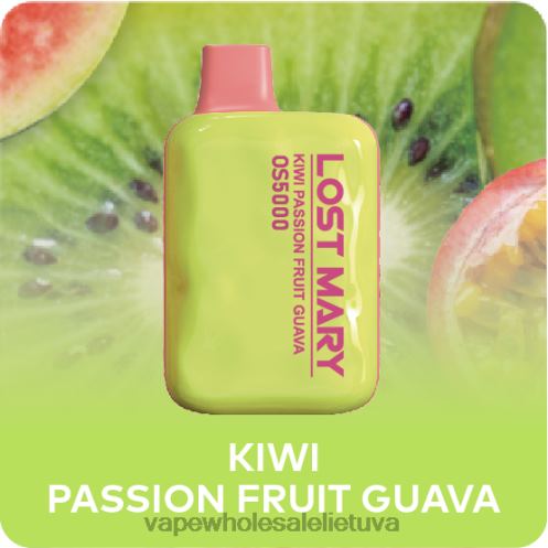 Vape Be Nikotino Z8D0T492 | LOST MARY OS5000 kivi pasifloros gvajava