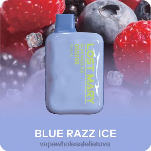 Vape Shop Kaunas Z8D0T513 | LOST MARY OS5000 mėlynas razz ledas 0mg/ml