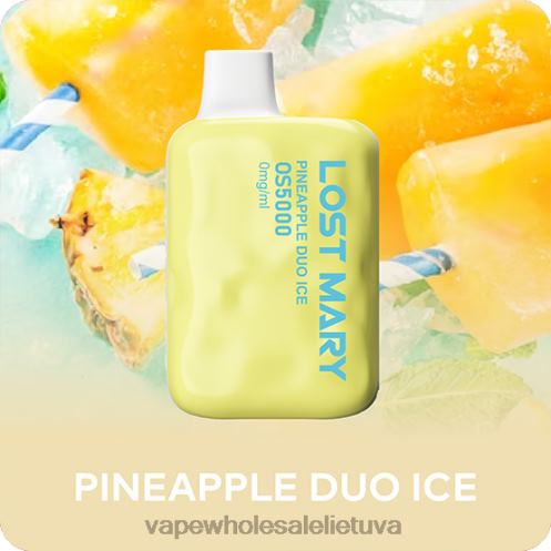 Vienkartiniai Vape Z8D0T508 | LOST MARY OS5000 ananasų duetas ledas 0mg/ml