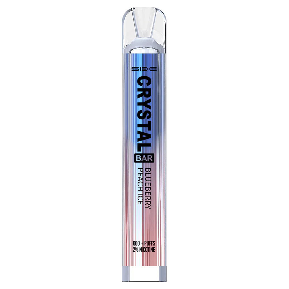 E Cigareciu Z8D0T267 | SKE Crystal Bar mėlynių persikų ledukai vienkartinis vape 600 įpūtimų