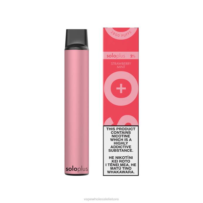 Vape Lietuva 8NF426 - Solo Plus vienkartiniai garai braškių mėtų