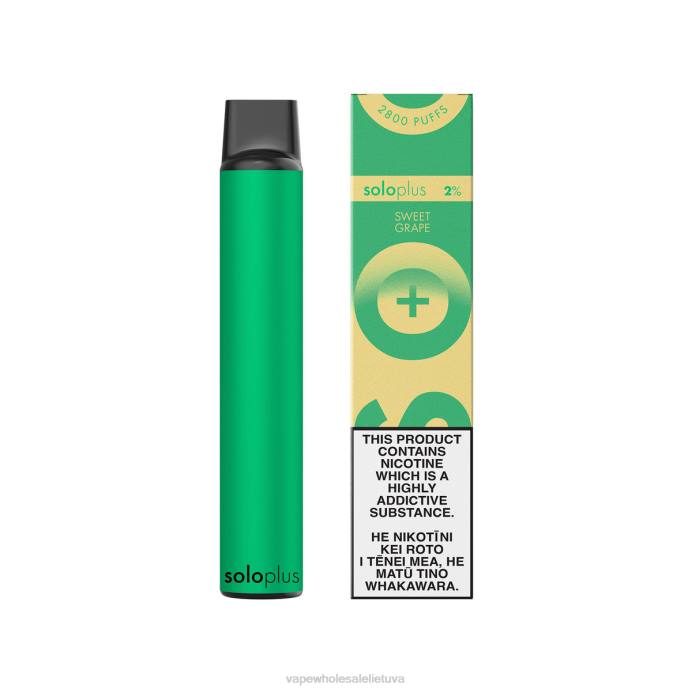 Vape Lietuva 8NF440 - Solo Plus vienkartinė vape rojaus kolekcija saldi vynuogė
