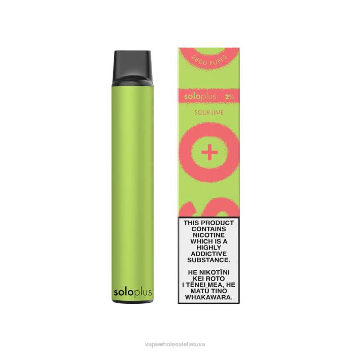 Vape Wholesale Supplier 8NF434 - Solo Plus vienkartiniai garai rūgščiųjų liepų