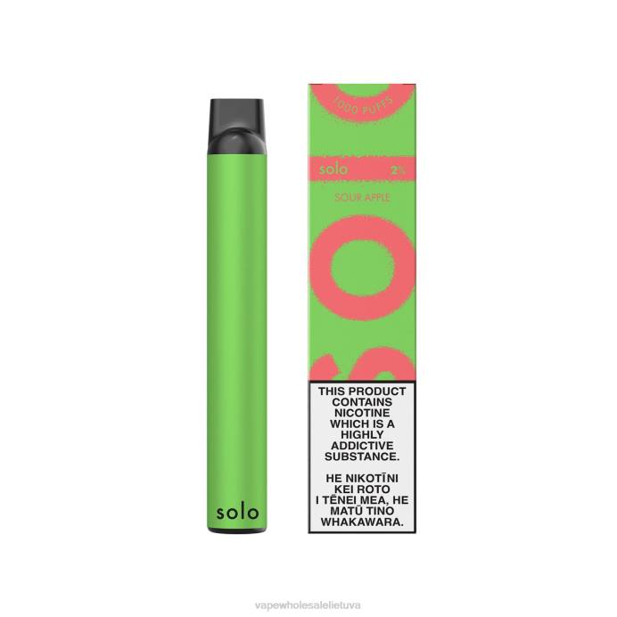 Vape Lietuva 8NF45 - Solo vienkartiniai garai rūgštus obuolys