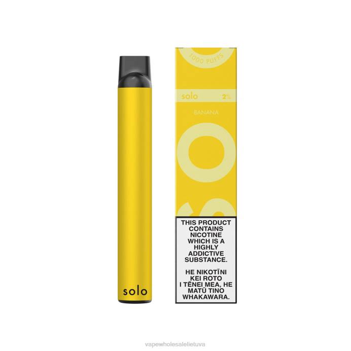 Vape Shop Vilnius 8NF411 - Solo vienkartiniai garai bananas