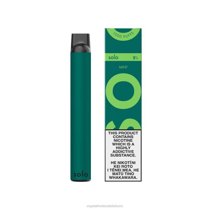 Vape Wholesale Lietuva 8NF41 - Solo vienkartiniai garai mėtų