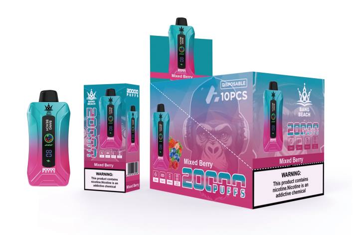 Bang Beach 20 000 išpūtimų išmanusis ekranas 22TF5 - Vape Lietuva mišrios uogos