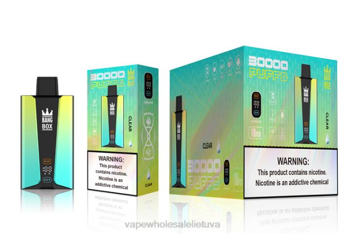 Bang Box 30 000 pūtimų išmanusis ekranas 22TF76 - Vape Be Nikotino aišku