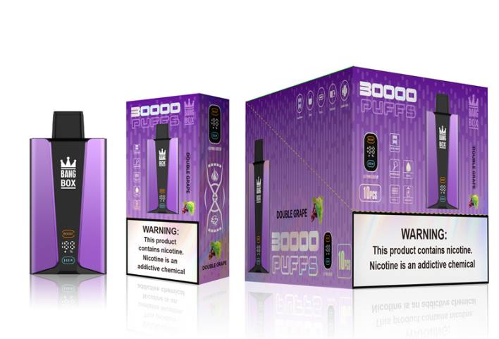 Bang Box 30 000 pūtimų išmanusis ekranas 22TF85 - Vape Shop Vilnius dviguba vynuogė