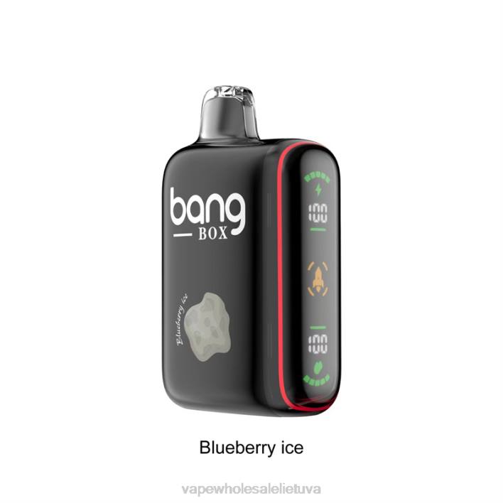 Bang Box 9000-18000 pūtimų išmanusis galios ekranas 22TF32 - Vape Shop Vilnius mėlynių ledų