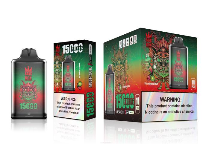 Bang Box s1-15000 išpūtimų 22TF100 - Vape Lietuva braškių kivi