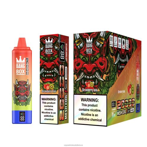 E Cigareciu Skysciai Z8D0T126 | Bang Box braškių kivi 20 000