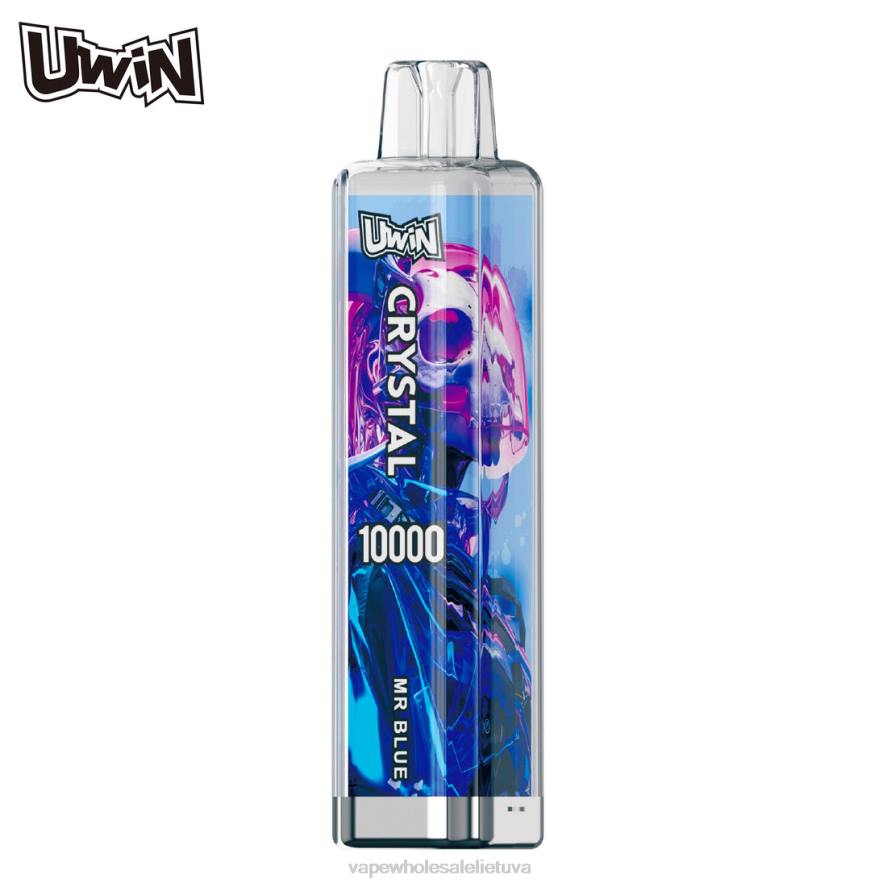 Vape Wholesale Lietuva ponas mėlynas - UWIN CRYSTAL 10000 vienkartinių garų H8T215