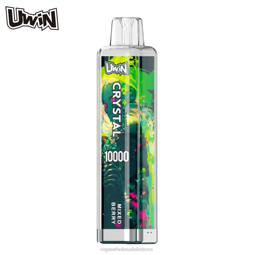Vape Wholesaler mišrios uogos - UWIN CRYSTAL 10000 vienkartinių garų H8T214