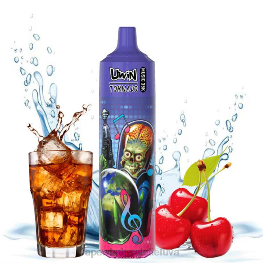 Vape Wholesaler vyšnių kola - UWIN CRYSTAL 35k vienkartinis vape H8T228