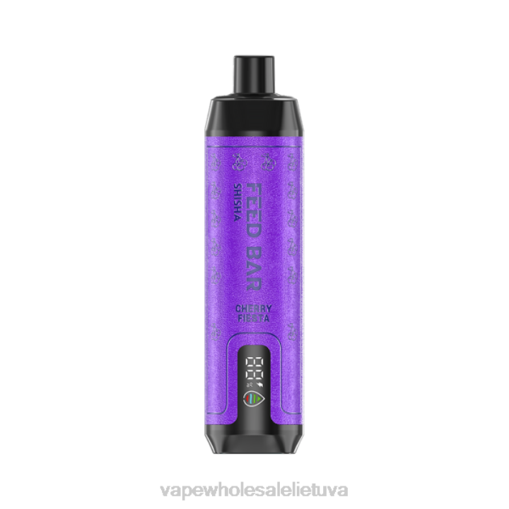 Bez Nikotinove Vape 0DL899 Vapsolo SHISHA vienkartiniai garai vyšnių fiesta