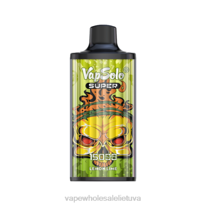 Vape Shop Vilnius 0DL8112 Vapsolo SUPER vienkartiniai garai citrininis laimas