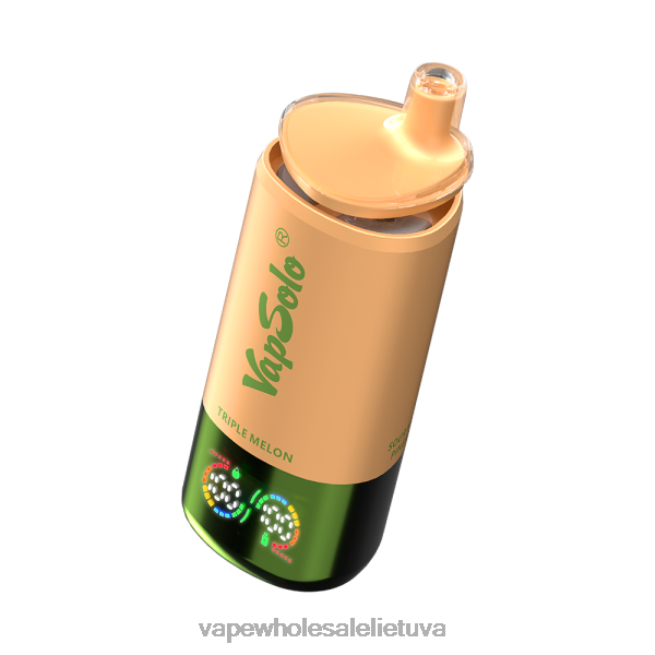 VapSolo Triple 30 000 įkvėpimų 2Z6L06 braškių aviečių ir trigubo meliono ir rūgštaus mango ananasų Vape Wholesale Supplier