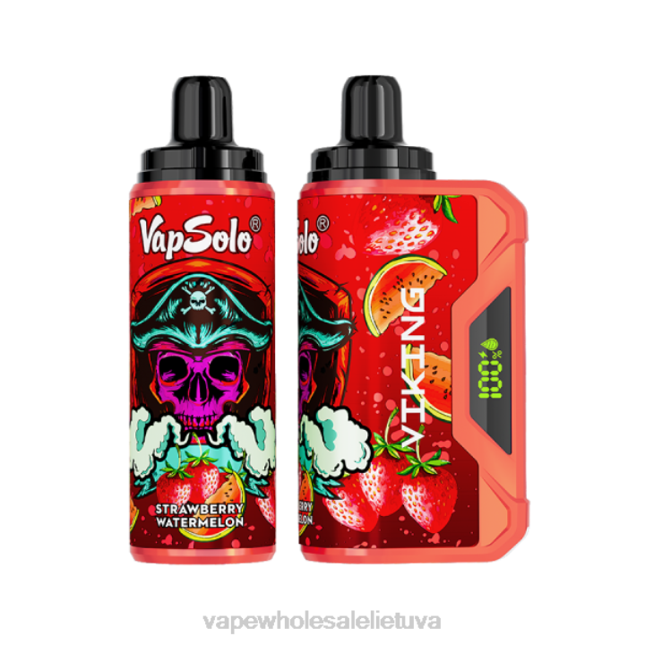 Vape Lietuva 0DL8140 Vapsolo VIKING vienkartiniai garai braškinis arbūzas