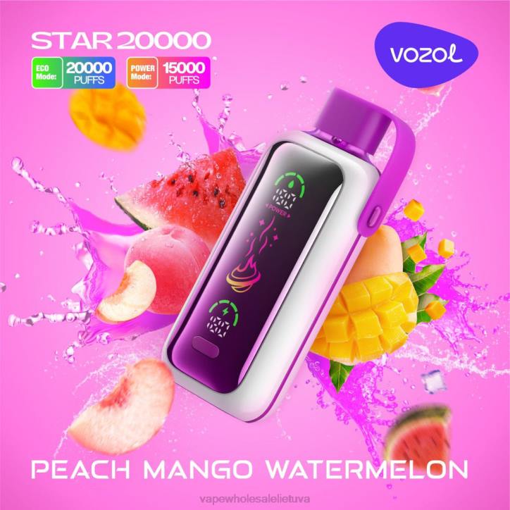persikų mango arbūzas
